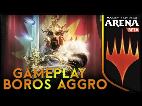 Magic Arena Brasil: Gameplay Boros Aggro Guildas de Ravnica "Intermediário Deck"