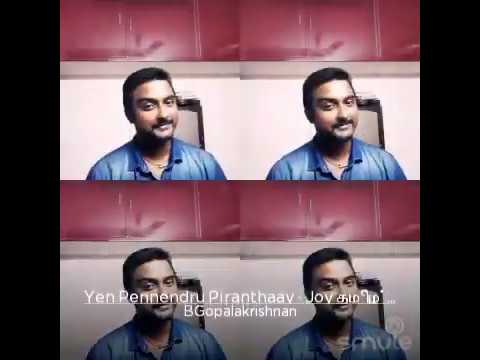 Yen Pennendru Pirandhai | Love Today | Cover Version | B Gopalakrishnan