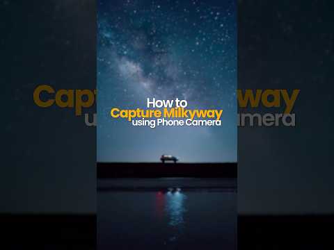 Capture Milkyway on phone using Pro Mode. #astrophotography #mobilephotography