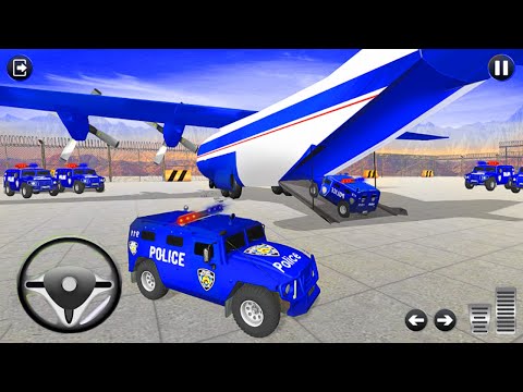 Police Car Transporter Truck Police Transport Game - Android Gameplay