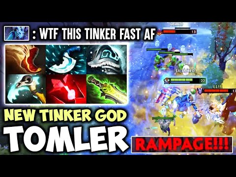 New Tinker God Tomler Rampage With Crazy Plays - WTFast Hands Dota 2