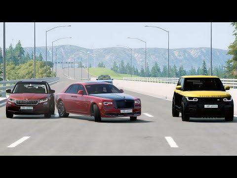 Overtakes And Car Crashes #2- BeamNG Drive 2023