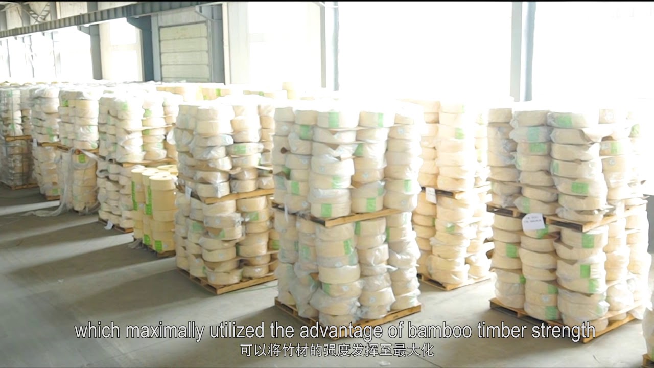 How can bamboo be used to make wind turbines? Bamboo Winding Composites - see inside the factory