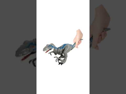 Dinosaurio Velociraptor Juguete Articulado Con Luz Y Sonido
