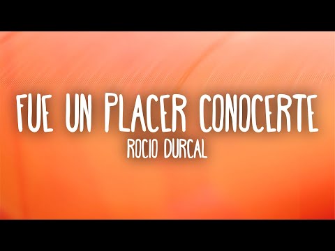 Rocio Durcal - Fue un Placer Conocerte (Letra/Lyrics)