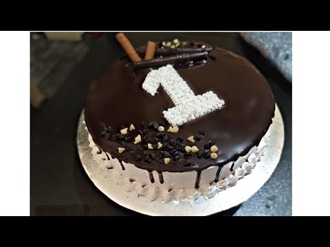 Chocolate drip cake | Easy chocolate cake recipe 🍰