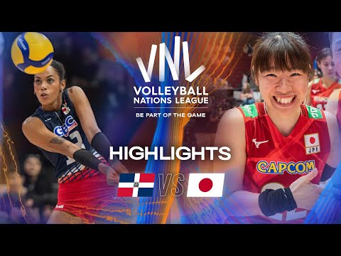 Dominican Republic 🇩🇴 vs. Japan 🇯🇵 - Highlights | Week 1 | Women's VNL 2025