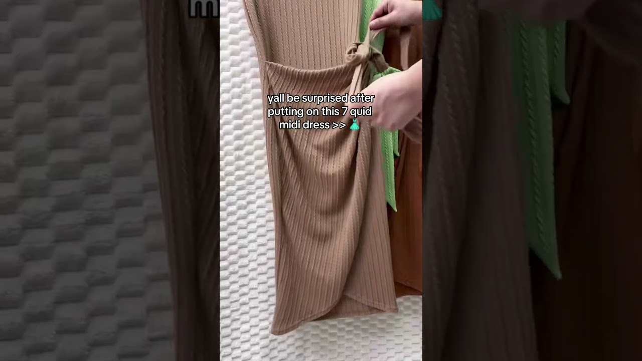 Flattering Midi Dress – Perfect Fit & Texture for Plus Size! #mididress