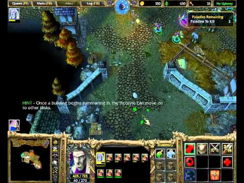 Warcraft 3 RoC Speed Run : Undead 2 - Hard