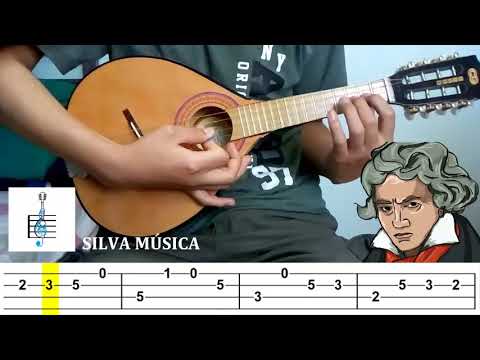 Für Elise (Para Elisa) Beethoven en Mandolina TAB