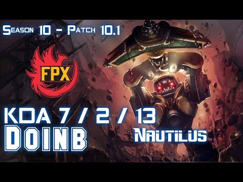 FPX Doinb NAUTILUS vs TALON Mid - Patch 10.1 KR Ranked