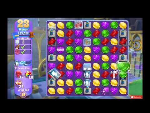 Wonka's World of Candy Level 833 NO BOOSTERS - A S GAMING ✔