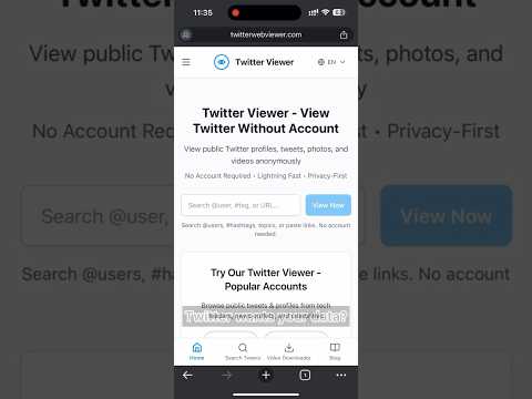 twitterwebviewer video preview