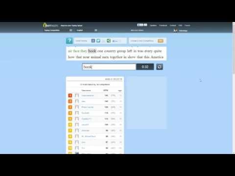 Typing Competition 142wpm So Close