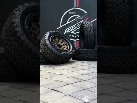 18 inch Fuel Offroad wheels paired with BF Goodrich All Terrain Tyres now available at Adonz ✅