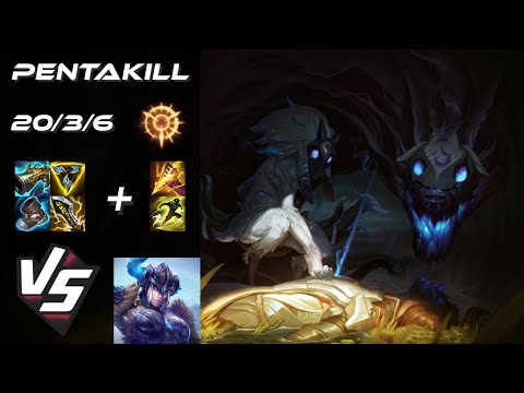 JUNGLE Kindred vs Sejuani [PENTAKILL] - EU Grandmaster Patch 25.S2.3