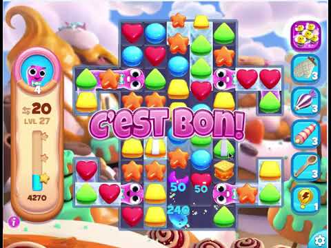 Cookie Jam Blast Level 27 - 3 stars