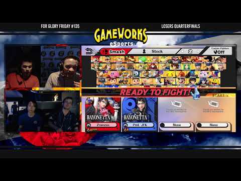For Glory Friday #135 - RRS|Zranzax (Bayonetta) Vs. Primal|JFK (Yoshi, Bayonetta) - Losers QFs