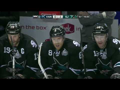 NHL Vancouver Canucks @ San Jose Sharks, January 27, 2013