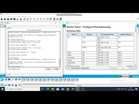 12.6.6 - Packet Tracer - Configure IPv6 Addressing