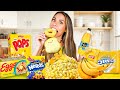 EATING ONLY YELLOW FOODS FOR 24 HOURS