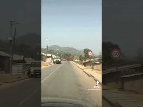 Driving Through Kabala, Sierra Leone