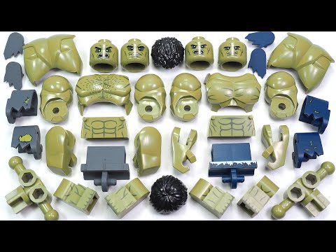 LEGO The Avengers Hulk VS The Incredible Hulk Unofficial Lego Big Figures AF344 AF347