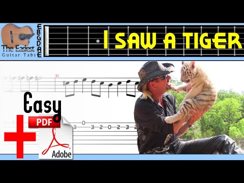 Joe Exotic - I Saw a Tiger Guitar Tab