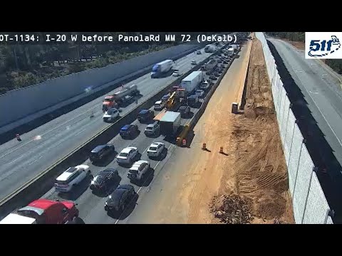 I-20 West shut down in DeKalb County after multi-vehicle crash
