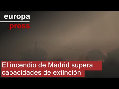 El incendio de Madrid está 