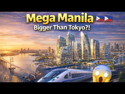 Bigger Than Tokyo?! - The "Mega-Manila" Philippines Project That Will Shock The World By 2050 🇯🇵🇵🇭