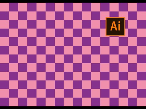 How To Make Checkerboard Texture/Pattern In Adobe Illustrator