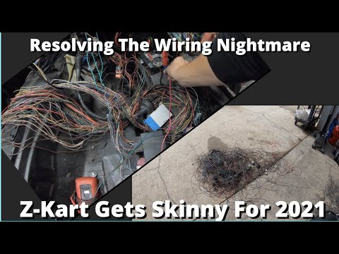 BMW Z-Kart Wiring Harness Goes On A 2021 Diet