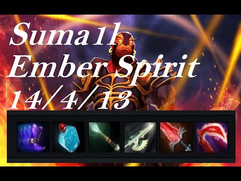 Dota2 Ember Spirit safe lane by Sumail - Nigma vs OG full game1 - Dota2 Pushka League