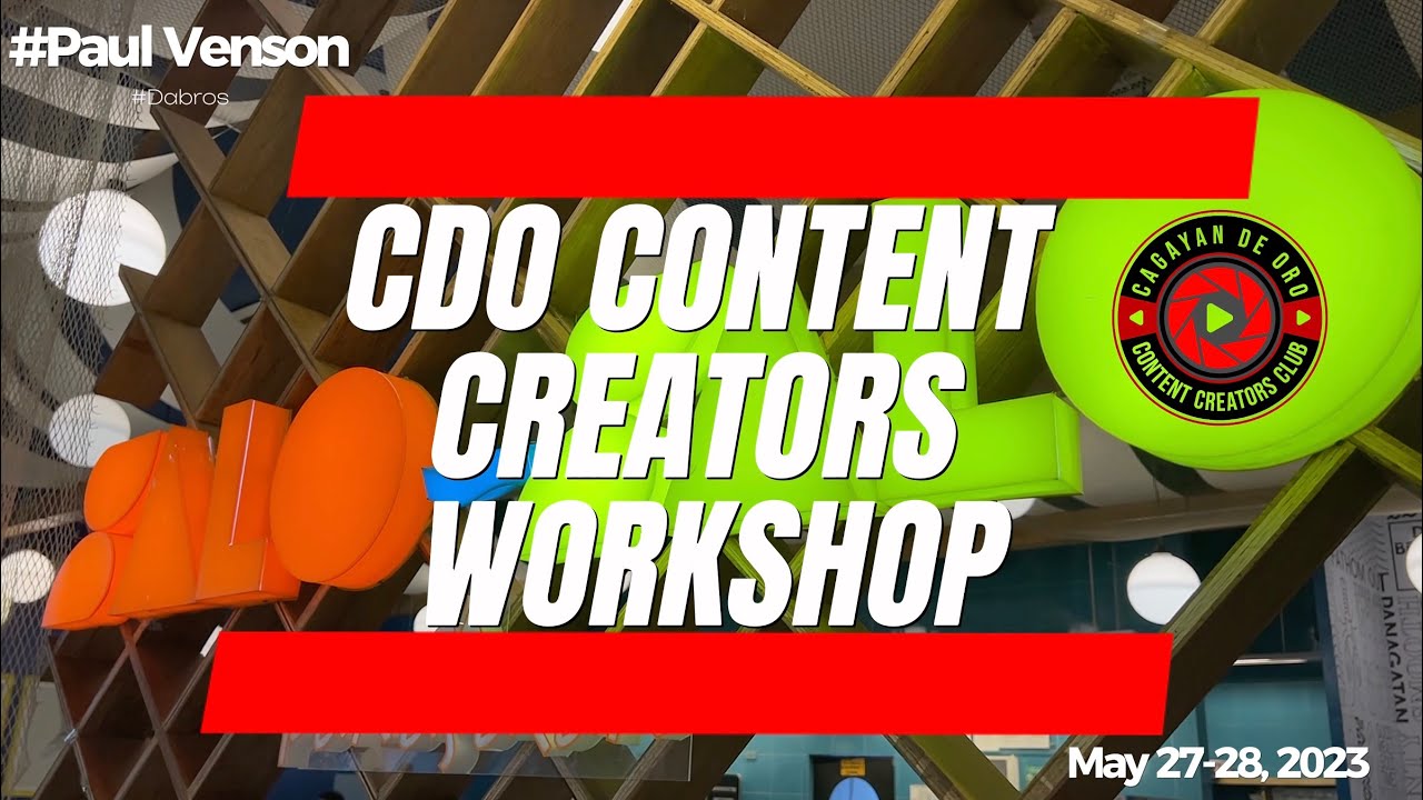 CDO Content Creators Club Workshop!