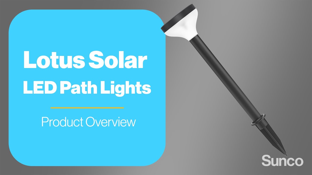 Lotus Solar LED Path Light | Overview
