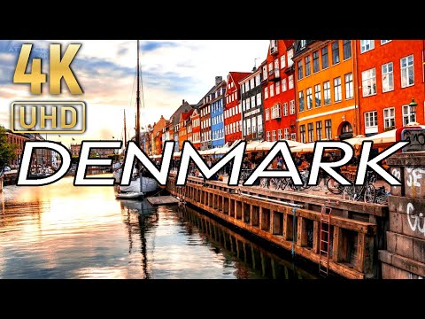 Copenhagen Denmark in 4K Ultra HD Drone 60 FPS