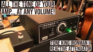 Video thumbnail for TURN THAT TUBE AMP DOWN! But keep your TONE! TONE KING IRONMAN II ATTENUATOR by Pete Thorn
