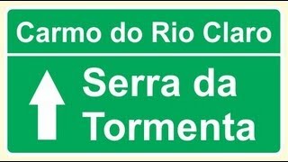 preview picture of video 'Carmo do Rio Claro - Serra da Tormenta'