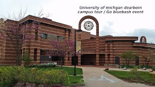 University of Michigan-Dearborn Go Blue bash / Campus tour