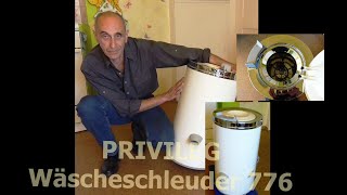 PRIVILEG 776 Tumble dry centrifuga .Spin dryer. Wäscheschleuder