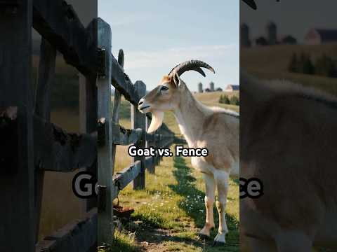 Goats rule, fences drool #ZeroChillZoo #animalshorts #funnyanimals #viral
