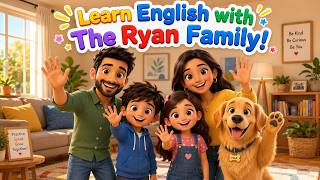 Learn English with The Ryan Family! | Easy English Listening Story for Beginners (A1–A2)