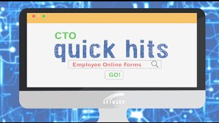 Quick Hits for CTOs: Online Forms