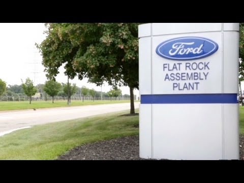 Ford Fusion rolls off Detroit assembly line