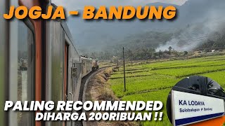 Download lagu YOGYAKARTA - BANDUNG CEPAT NYAMAN DAN TERJANGKAU‼️Naik KA Lodaya Premium Paling Recommended mp3