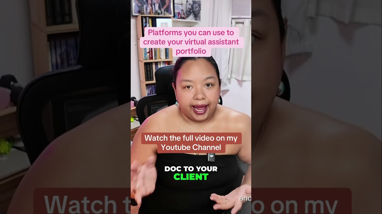 VA Portfolio tips: Use Notion, Google Docs, or Behance 🎯