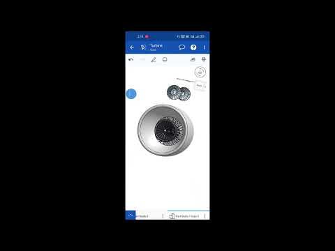 Gas Turbine Assembly in Onshape|| Jet Engine|| Detail Video with mates assembly.