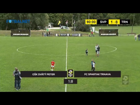 3. kolo Slovnaft Cup 2017/2018: OŠK Svätý Peter vs FC Spartak Trnava