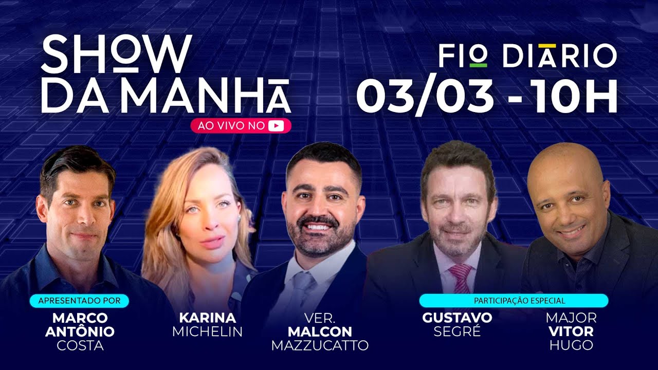 SHOW DA MANHÃ - FIM DA LINHA PARA LULA? - TRUMP NÃO IRÁ RECUAR - 03/03/2026